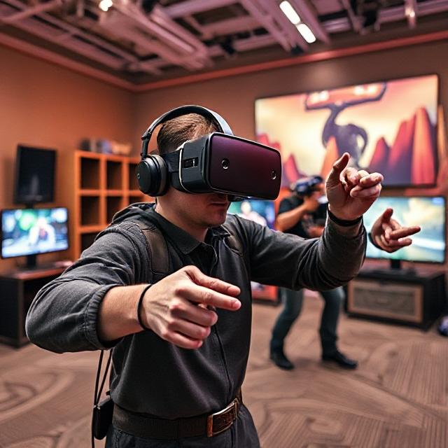 “The Future of VR: Emerging Technologies and What to Expect” (Focus: Discussing advancements in VR technology such as haptic feedback, eye-tracking, wireless VR, and AR/VR convergence. Explore how these advancements could shape the future of VR gaming.)